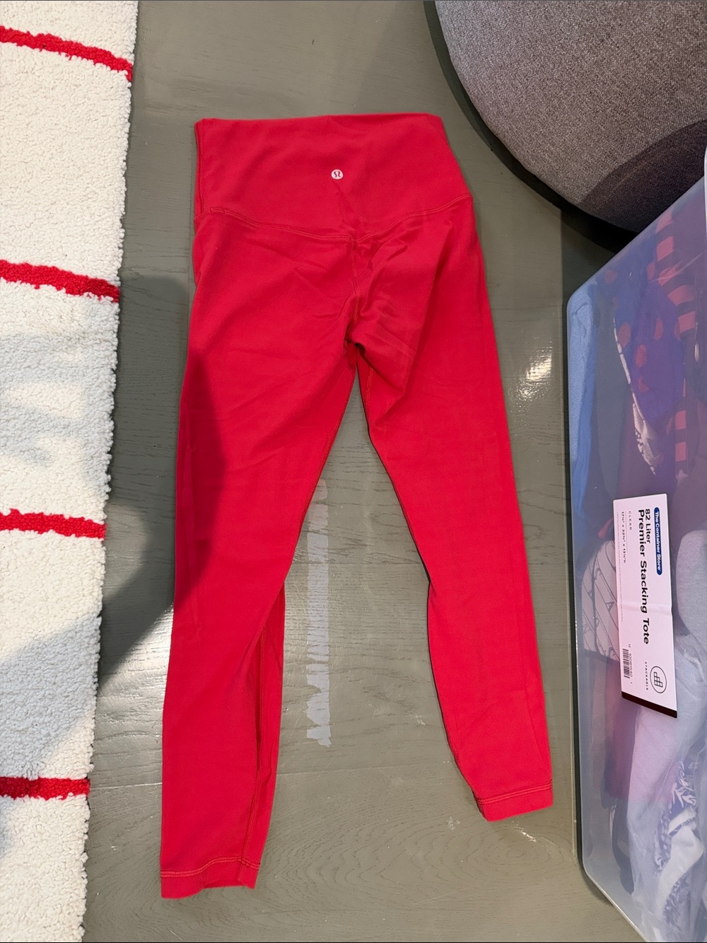 lululemon athletica Kids Bright Red High-Waist Leggings